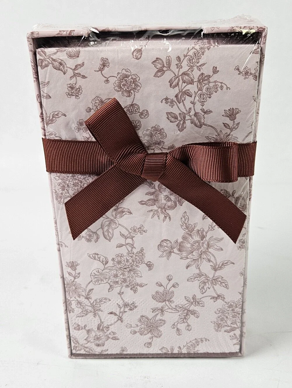 Laura Ashley Napkins 40 PAPER GUEST NAPKINS PINK/BURGUNDY  NICE NEW SEALED